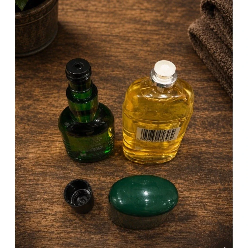 VTG Fabergé Brut 33 After Shave & Splash-On Lotion Set NEW Full Bottles No boxes